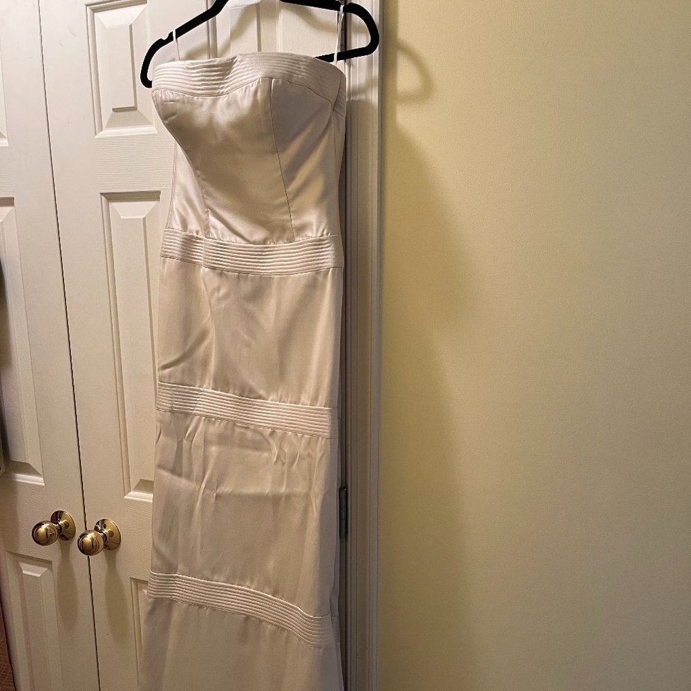 Cream Silk Dress